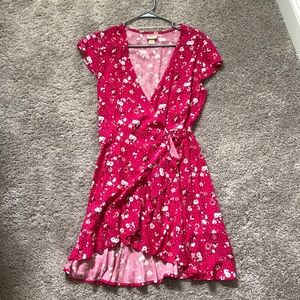 Mossimo Supply Co. Wrap Dress Pink